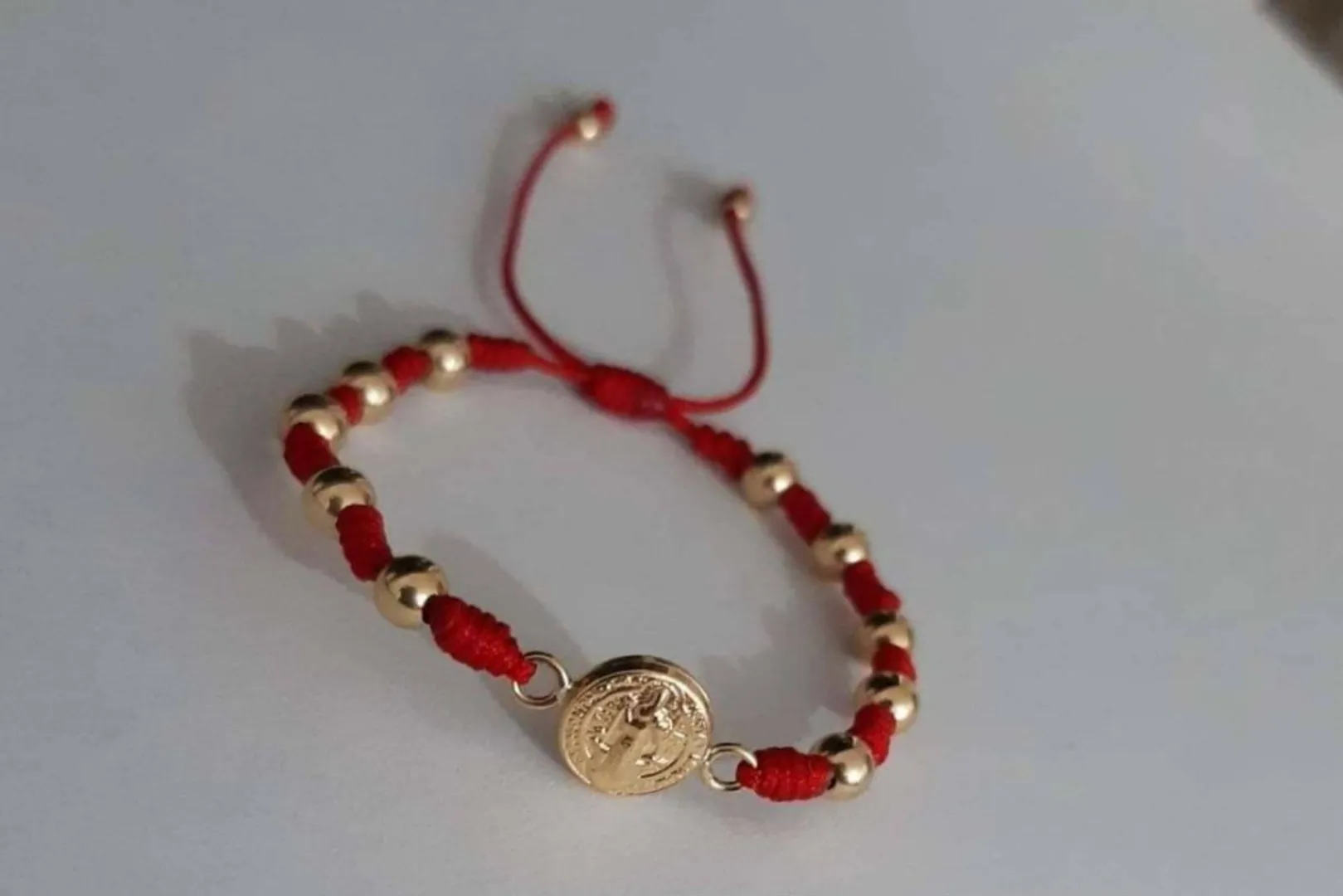 Pulsera nudos san benito balin 4mm