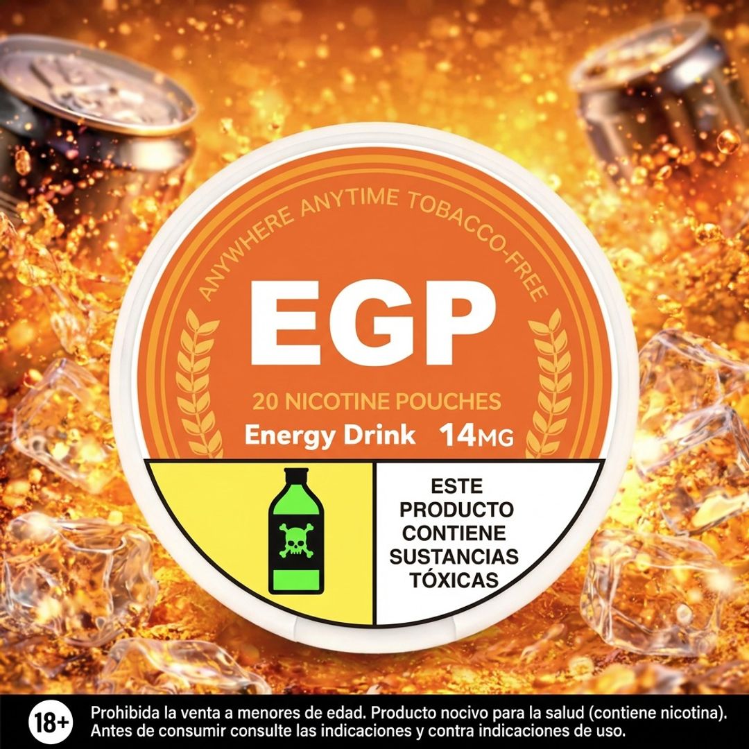 Egp Energy Drink 14mg - Parches De Nicotina