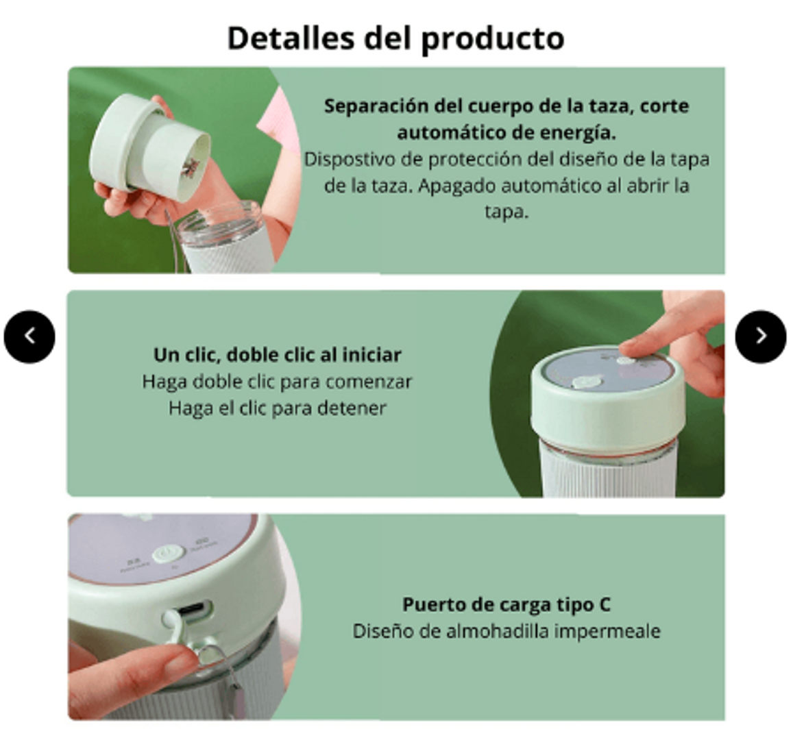 licuadora portatil - portable juicer