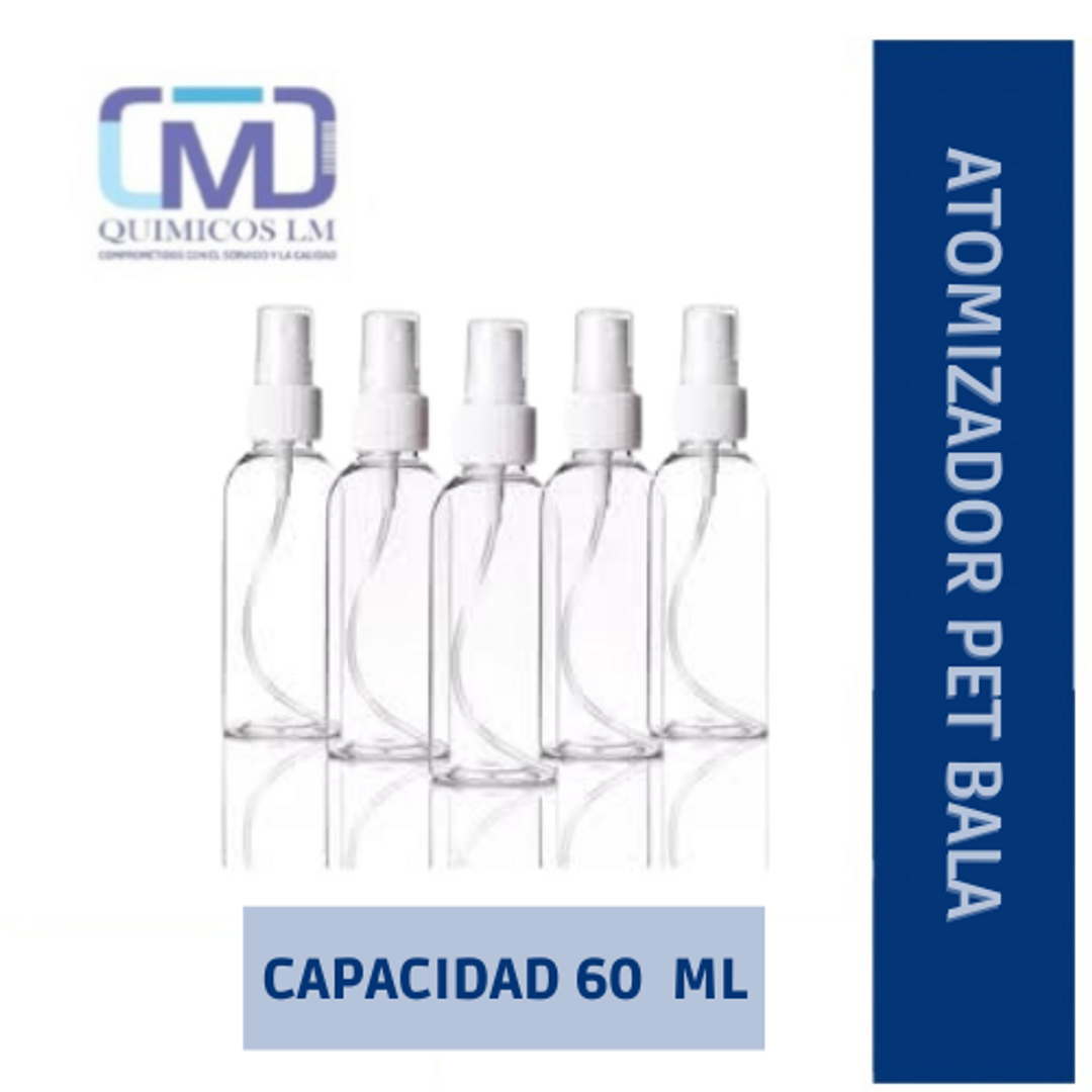 ATOMIZADOR PET BALA 60ML