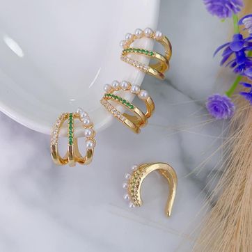 Ear cuff rodio - imagen 1