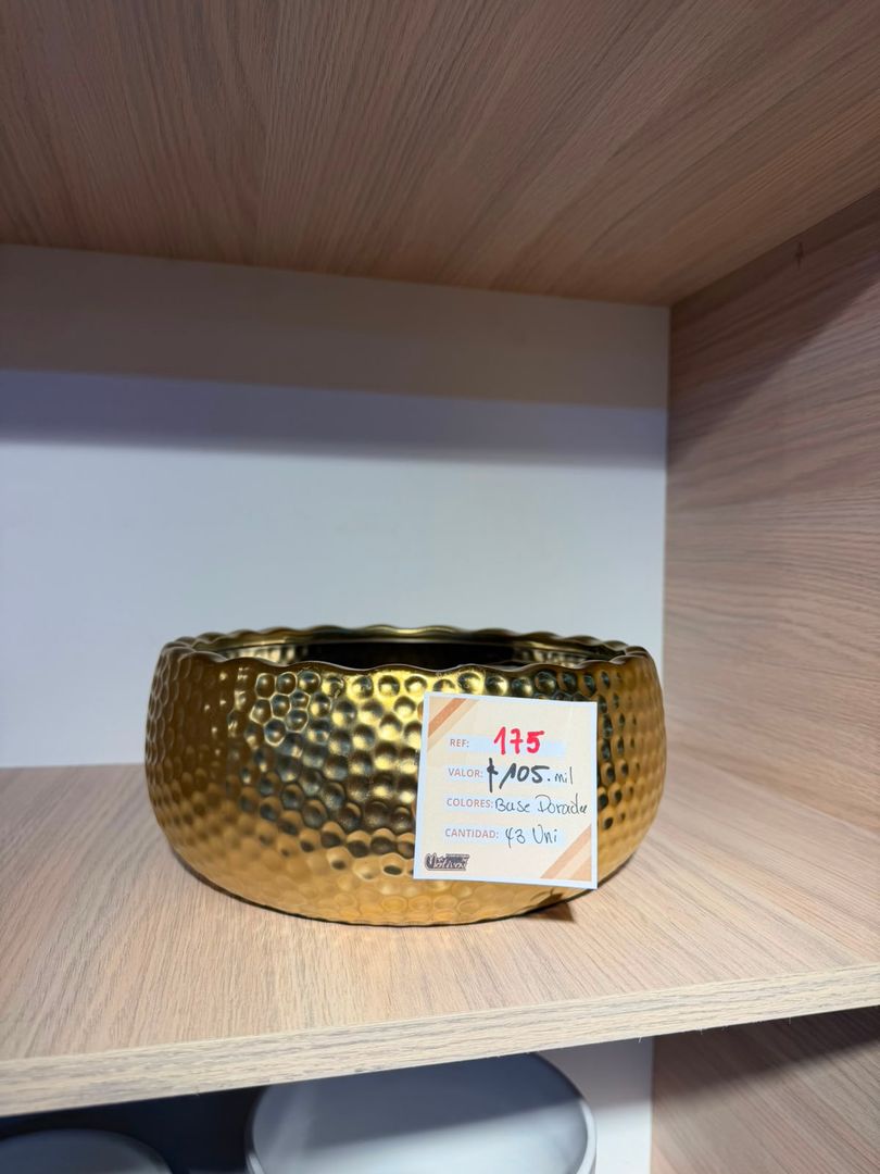 BASE BOWL DORADO CROMADO