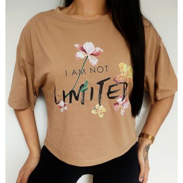 Oversize Crop Top Dama - imagen 1