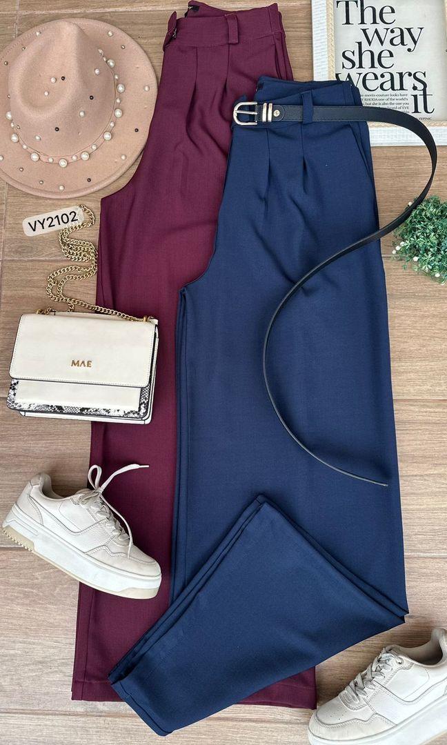 PANTALON PRENSES CON CINTURON VY2102