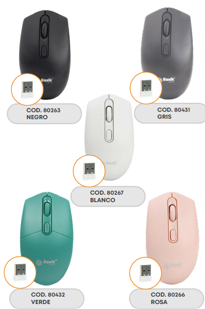 MOUSE INALÁMBRICO BASIK TECH