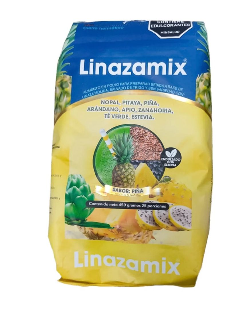 Linazamix Fibra sabor Piña 450g