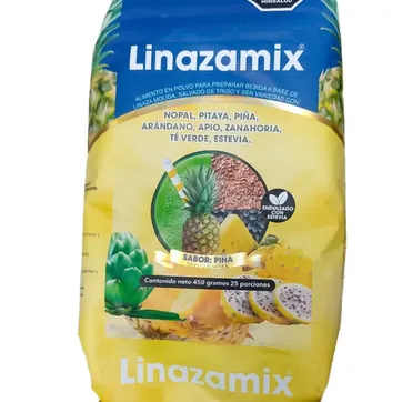 Imagen del producto Linazamix Fibra sabor Piña 450g