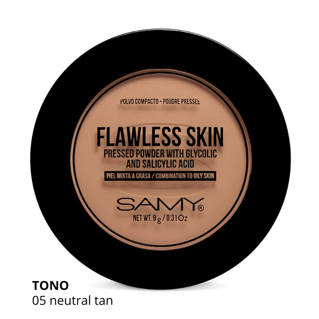 POLVO COMPACTO PIEL MIXTA A GRASA SAMY