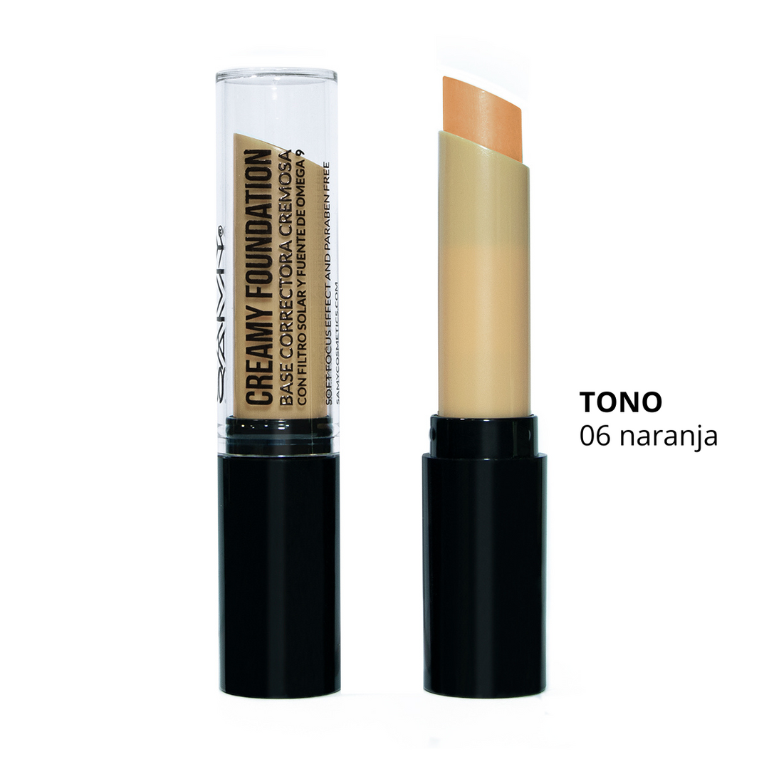 BASE CORRECTORA CREMOSA EN BARRA SAMY
