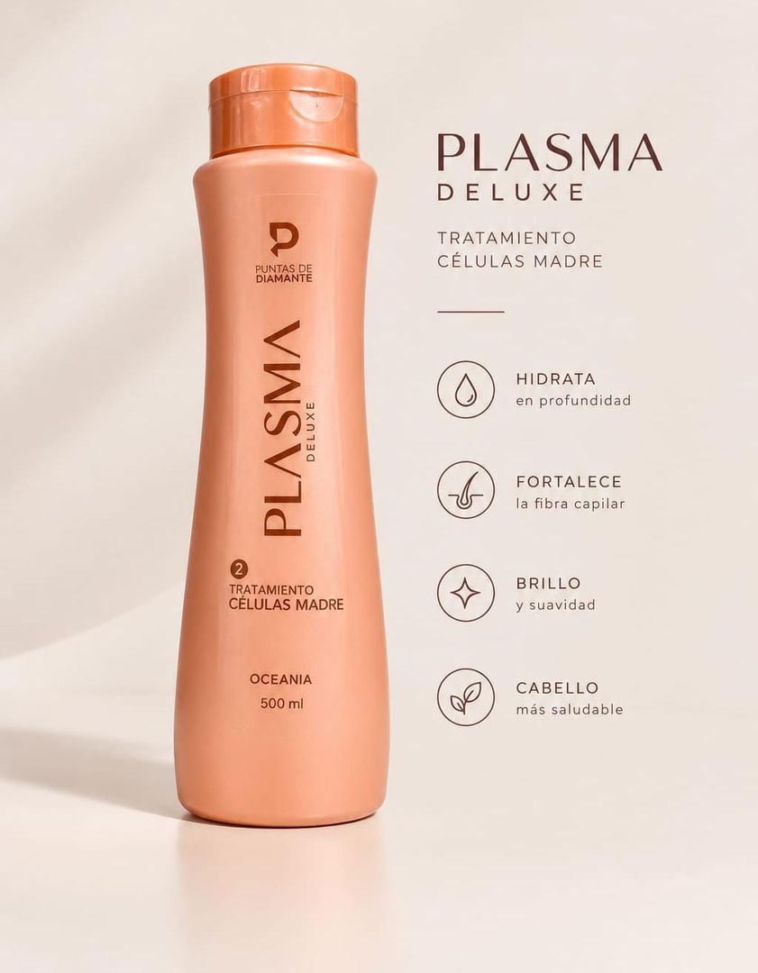 PUNTAS DE DIAMANTE PLASMA DELUXE CELULAS MADRES  500 ML