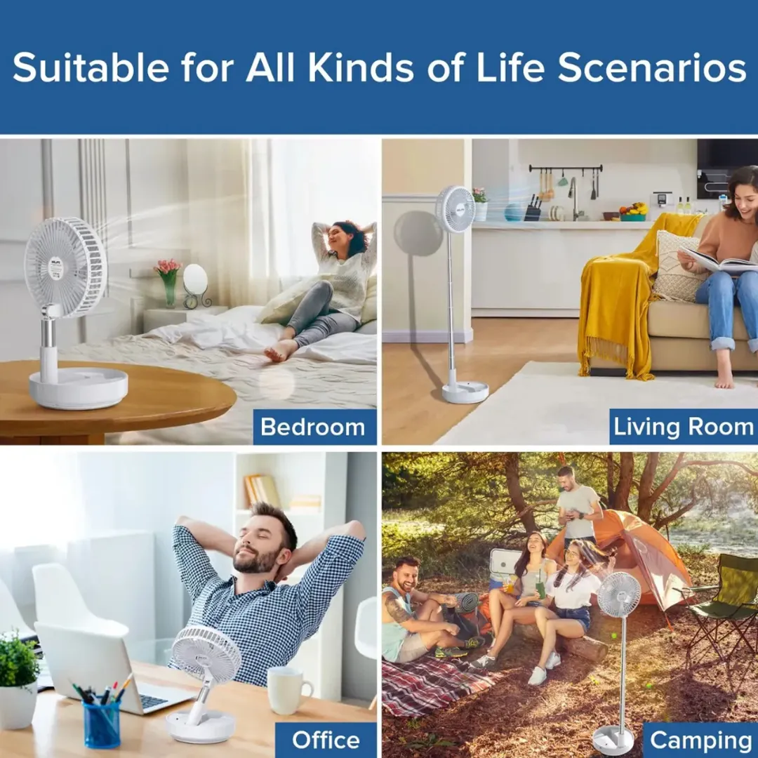 VENTILADOR MINI AJUSTABLE PORTATIL RECARGABLE