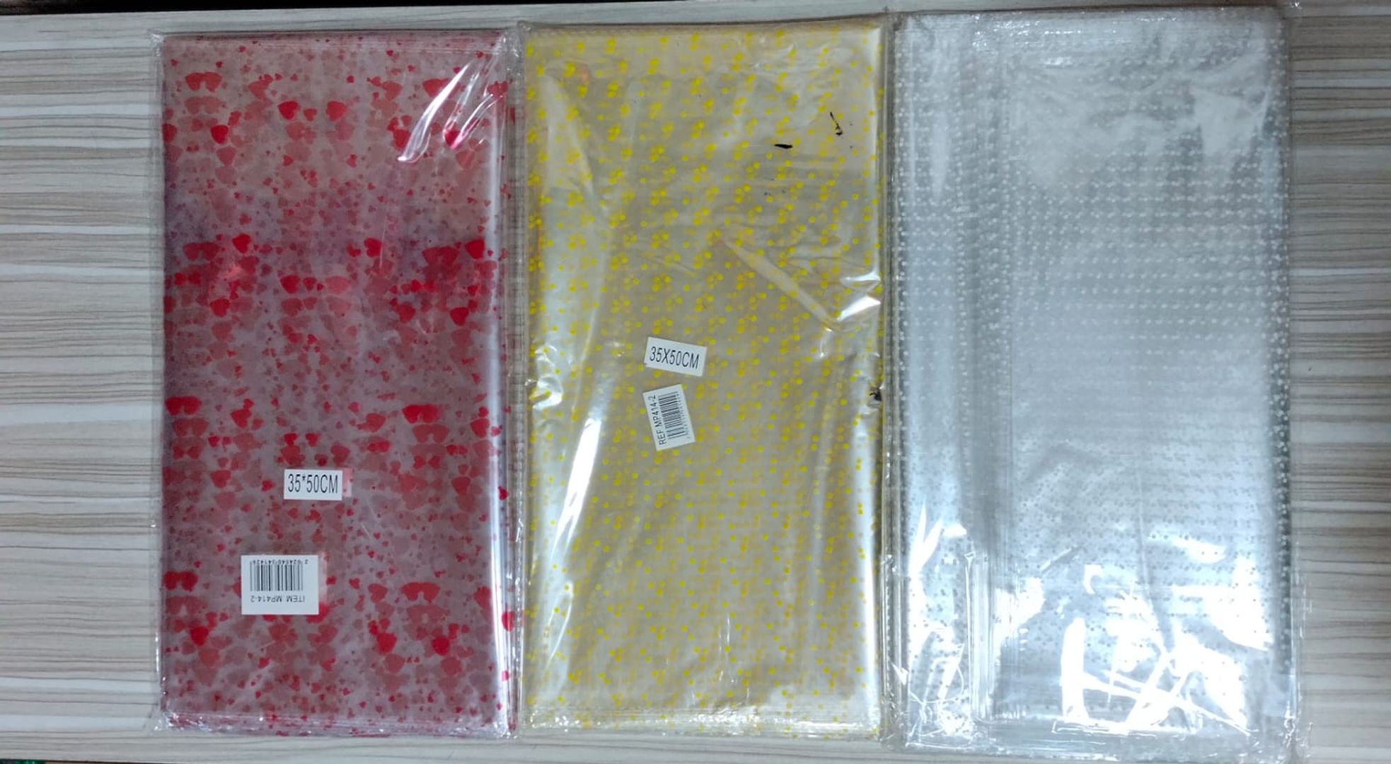 BOLSA CELOFAN 35X50 PAQUETE X100