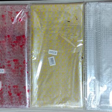 Imagen del producto BOLSA CELOFAN 35X50 PAQUETE X100
