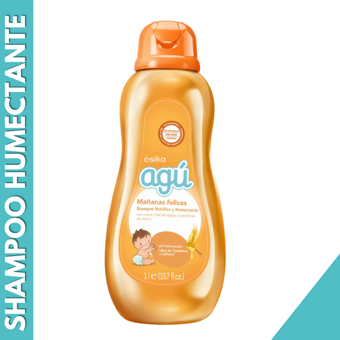 SHAMPOO AGU NUTRITIVO Y HUMECTANTE MAÑANAS FELICES