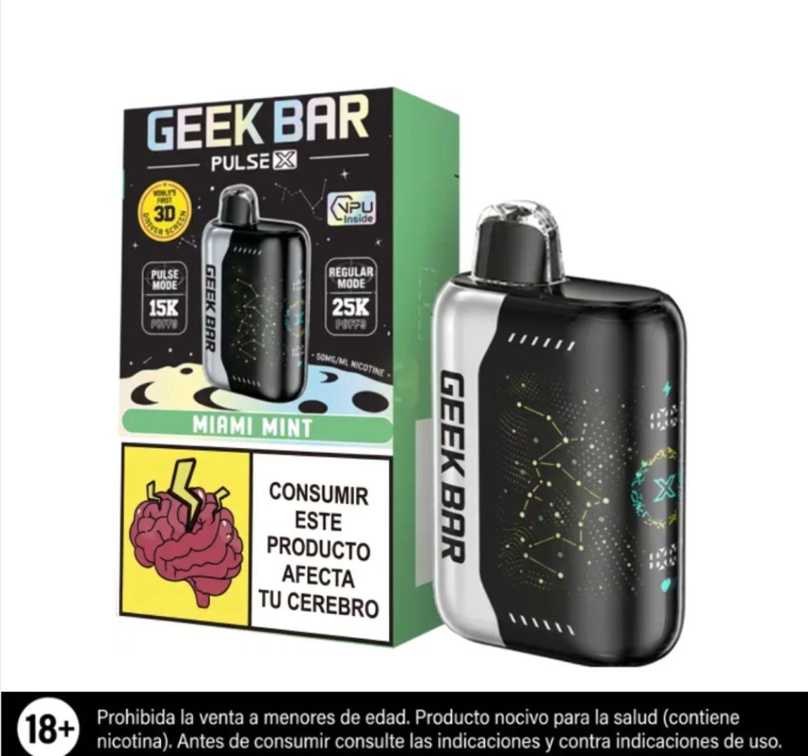 Geek Bar Miami Mint Pulse X 25.000 Puffs