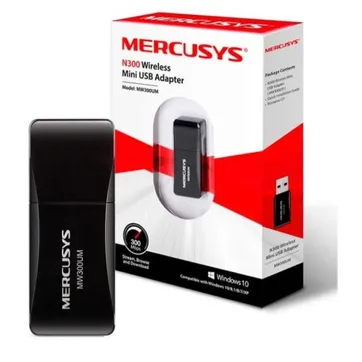 Imagen del producto Adaptador Mercusys USB Wifi 300Mbps