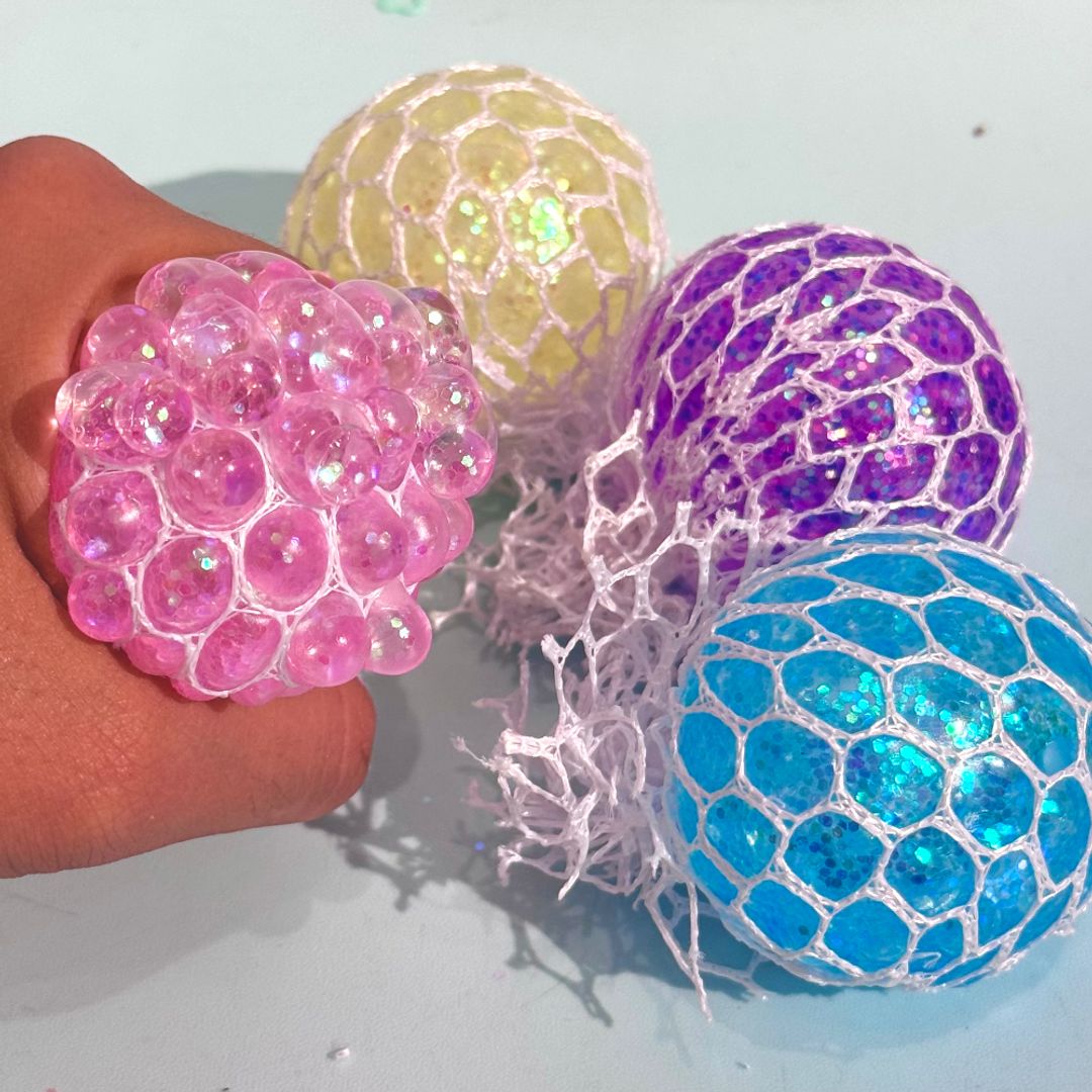 Bola malla brillante orbeez 