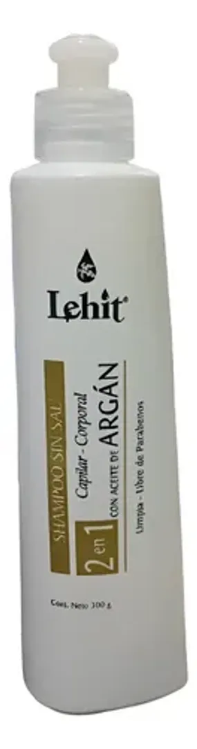 SHAMPOO SIN SAL ARGAN LEHIT X 300GR