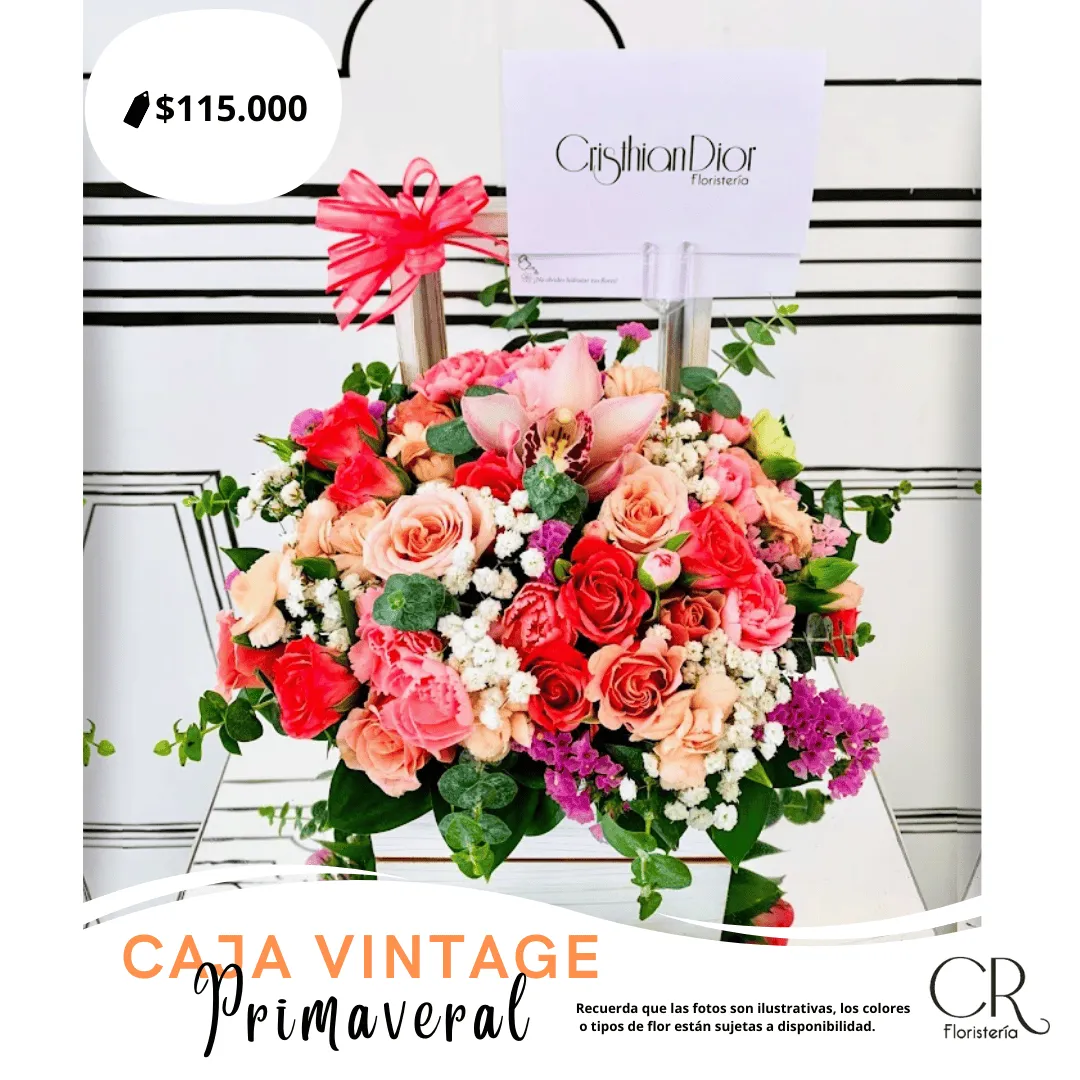 Caja Vintage Primaveral