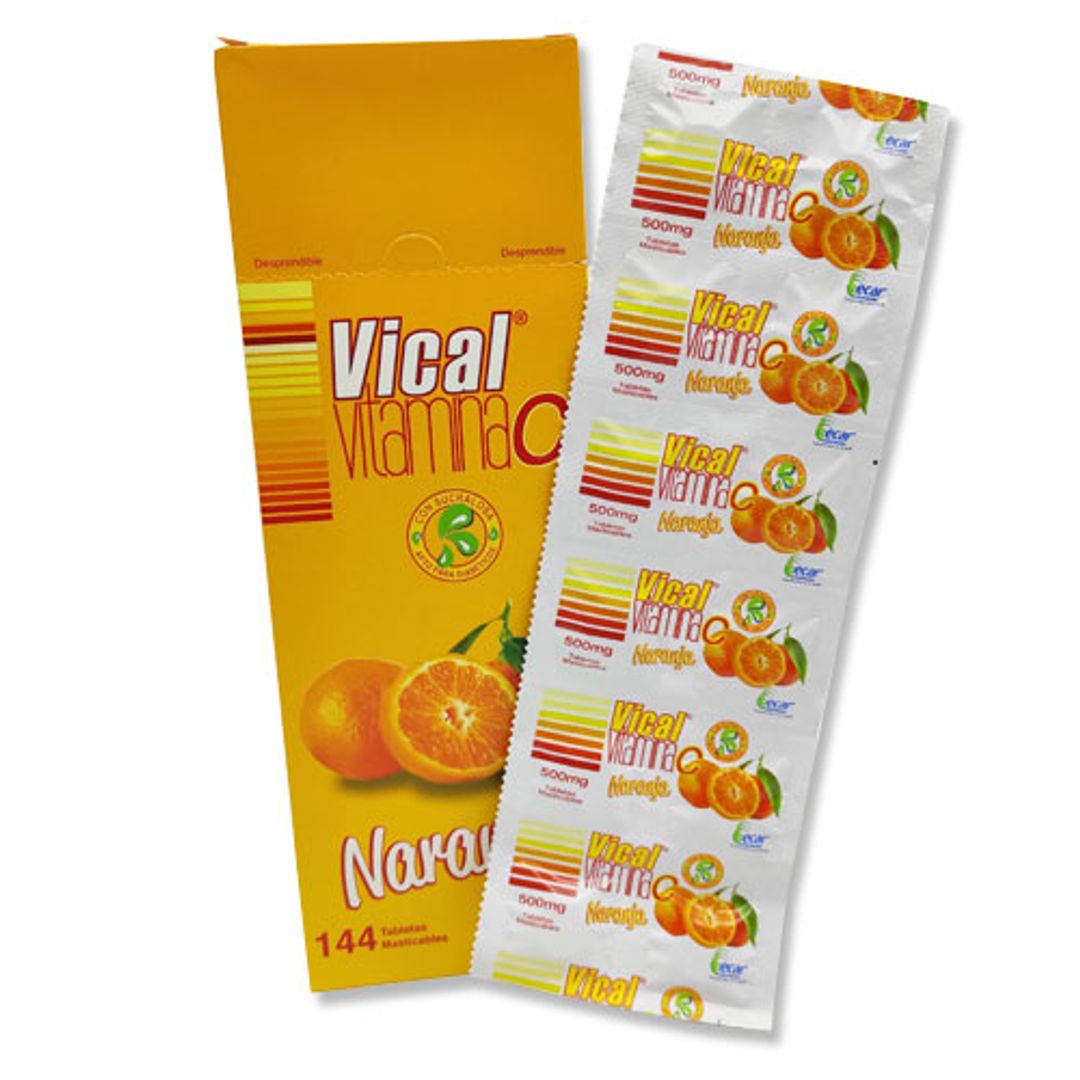 VITAMINA C VICAL NARANJA SOB X 12 TAB