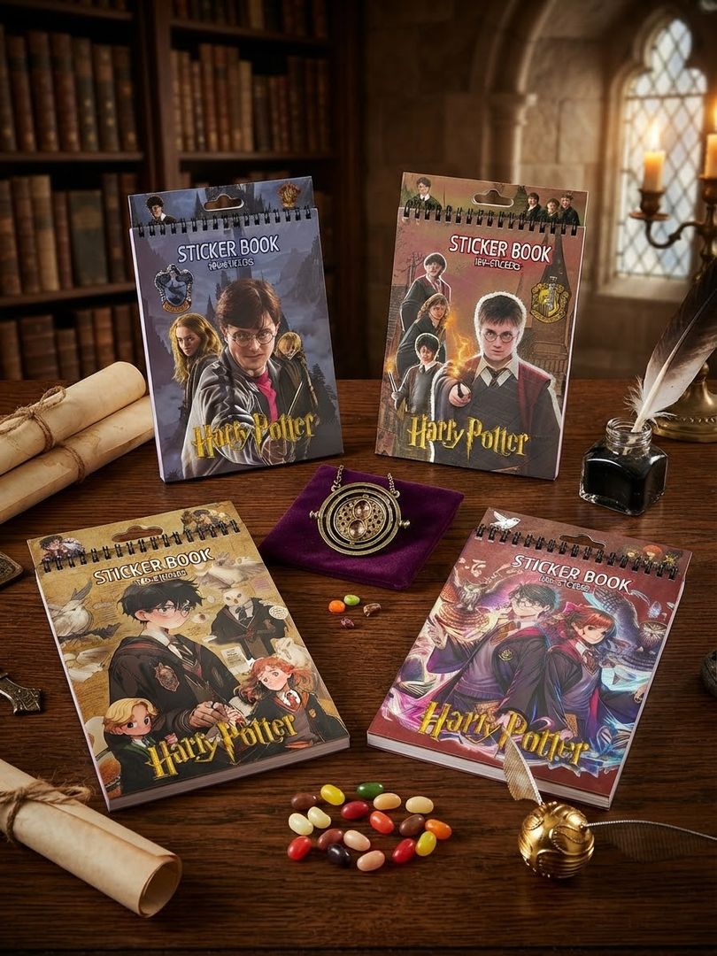 Cartilla sticker Harry Potter 
