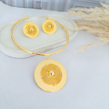 CHOKER LISO ENTORCHADO - ITIEL - imagen 1