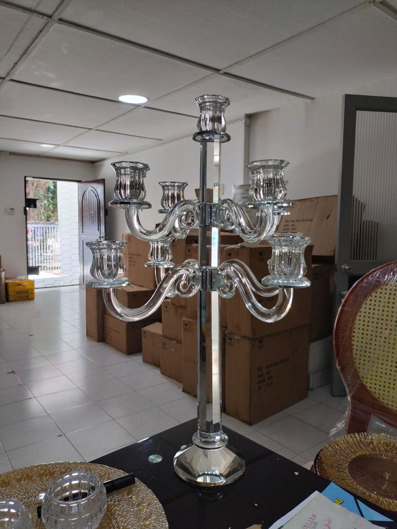 CANDELABRO EN CRISTAL