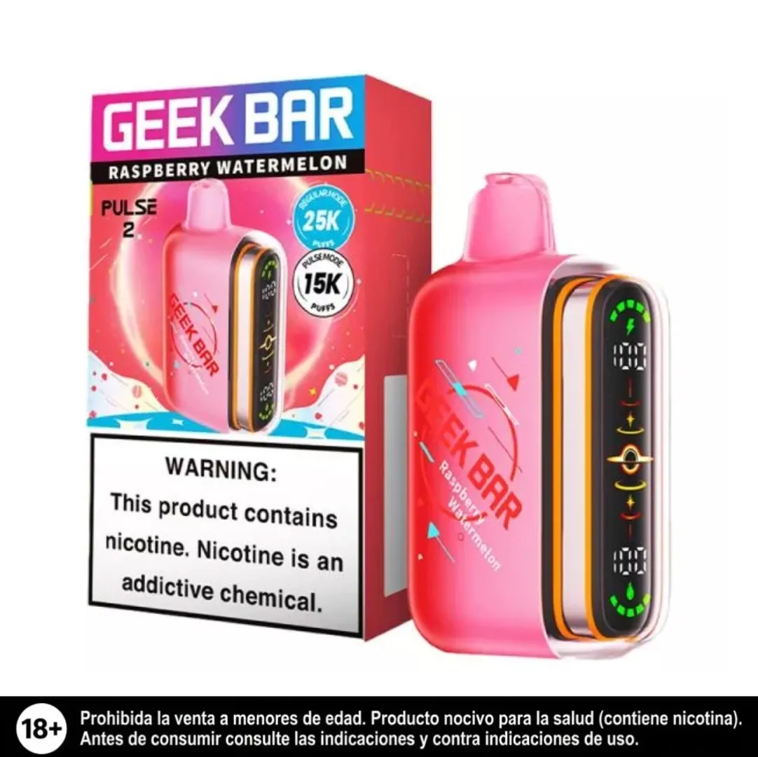 Geek Bar Pulse 2 Raspberry Watermelon 25.000 Puffs