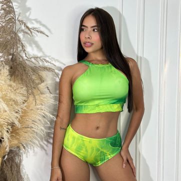 Bikini top estampado - imagen 1