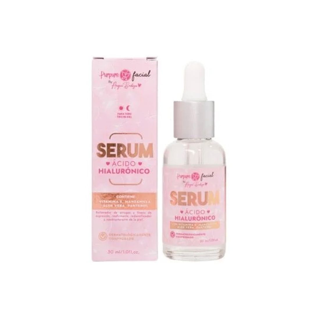 SERUM FACIAL CON ACIDO HIALURONICO PURPURE