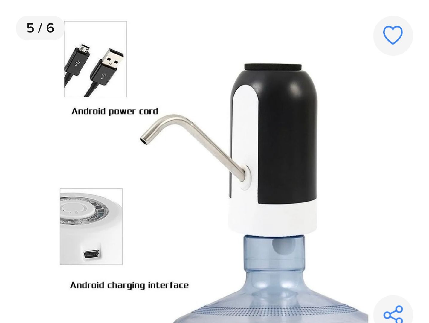 DISPENSADOR DE AGUA RECARGABLE