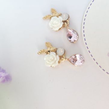 Broche Rosa 2,5x1,2cm  - imagen 1