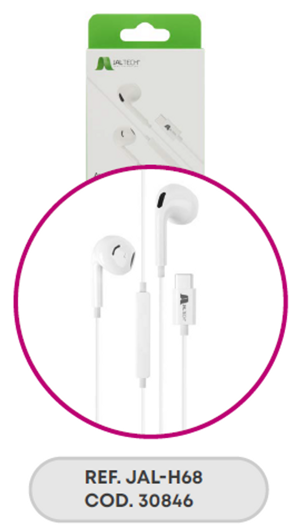 AUDÍFONOS TIPO C JAL-H68