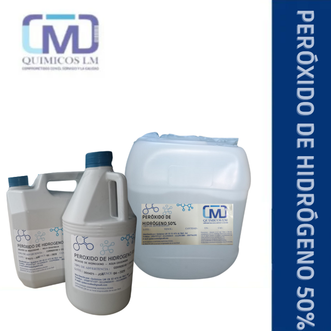PEROXIDO DE HIDRÓGENO 50%