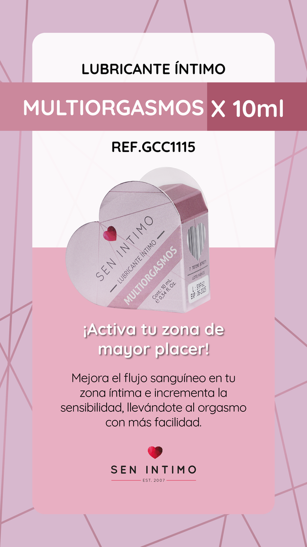 Lub Intimo Multiorgasmos x 10 mL