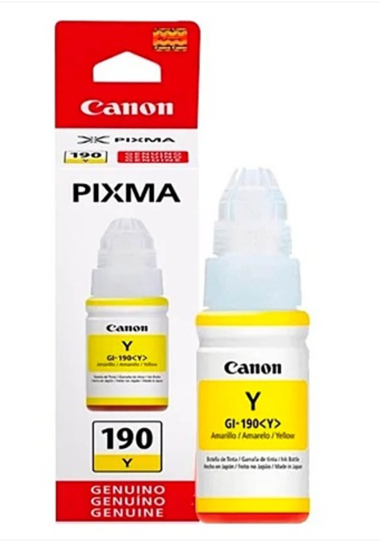 Tinta Canon Botella 190 Amarillo
