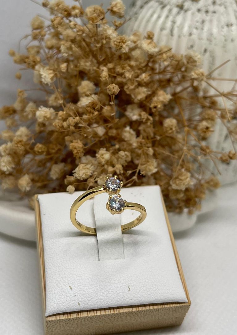 Anillo ajustable TU y YO liso