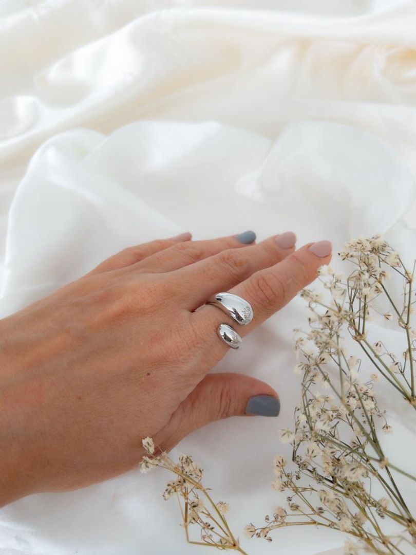 ANILLO DOBLE GOTA