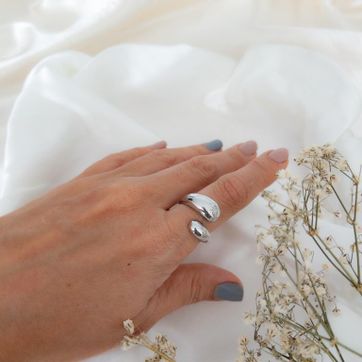 ANILLO DOBLE GOTA - imagen 1