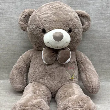 Imagen del producto OSO PATAS LARGAS BEIGE CON MOÑO 90 CM