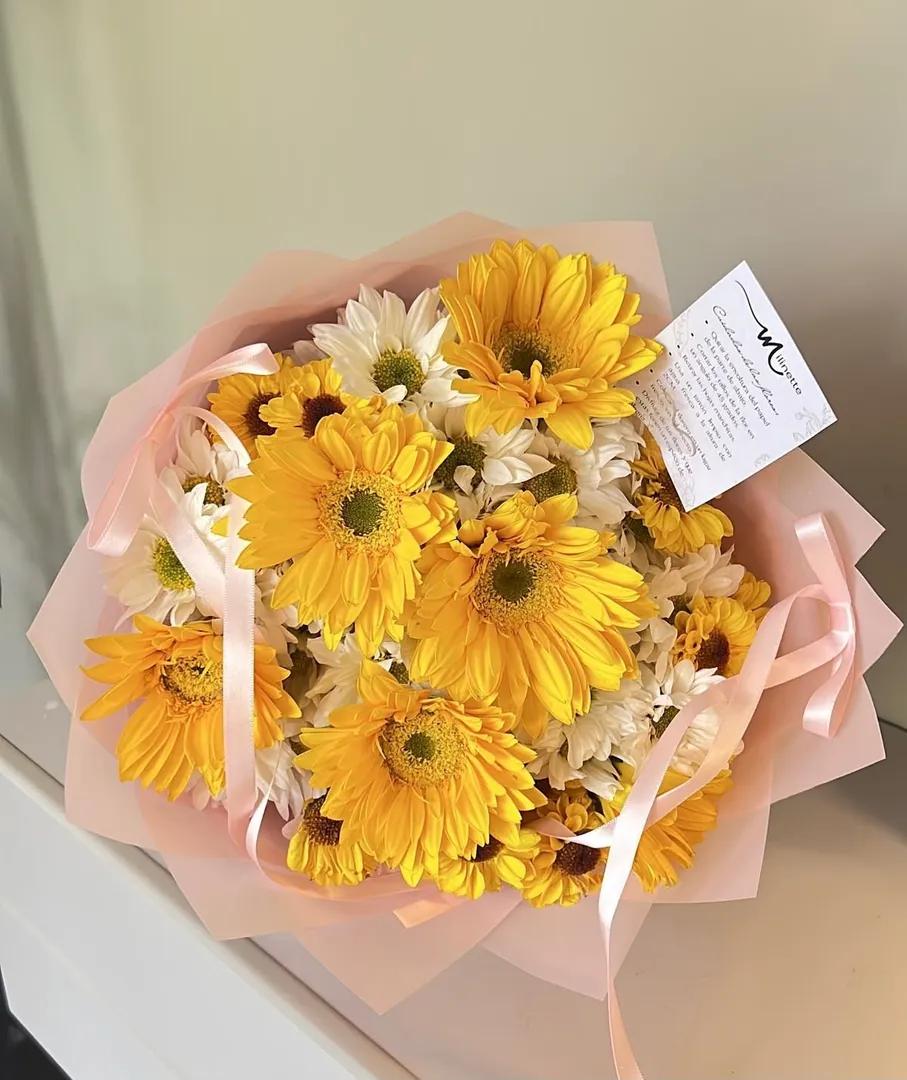 Gerberas y margaritas