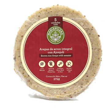 Imagen del producto AREPA DE ARROZ INTEGRAL AJONJOLI X 5 UND