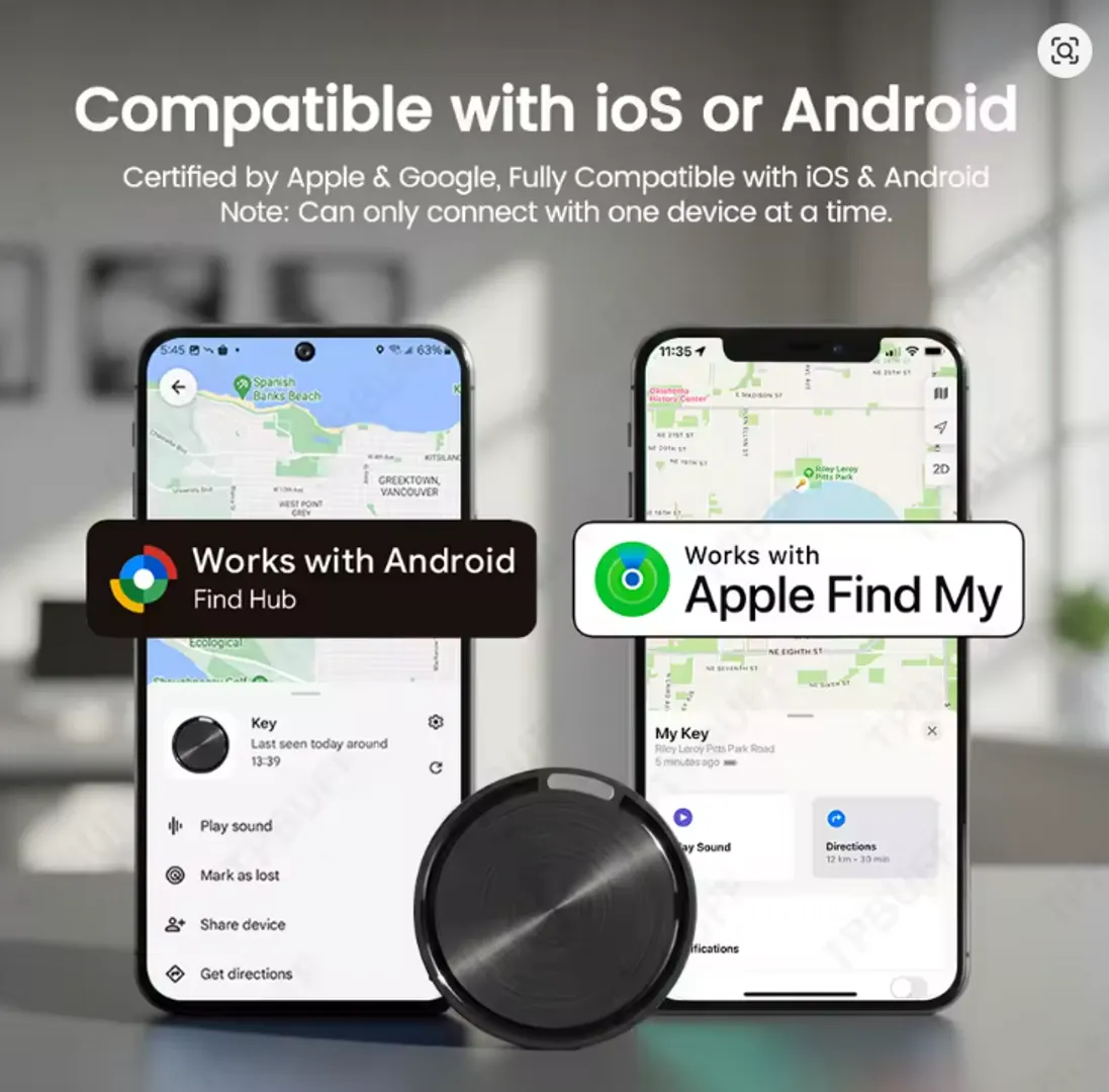 LOCALIZADOR BLUETOOTH – COMPATIBLE CON iOS Y ANDROID REDONDO N6-1