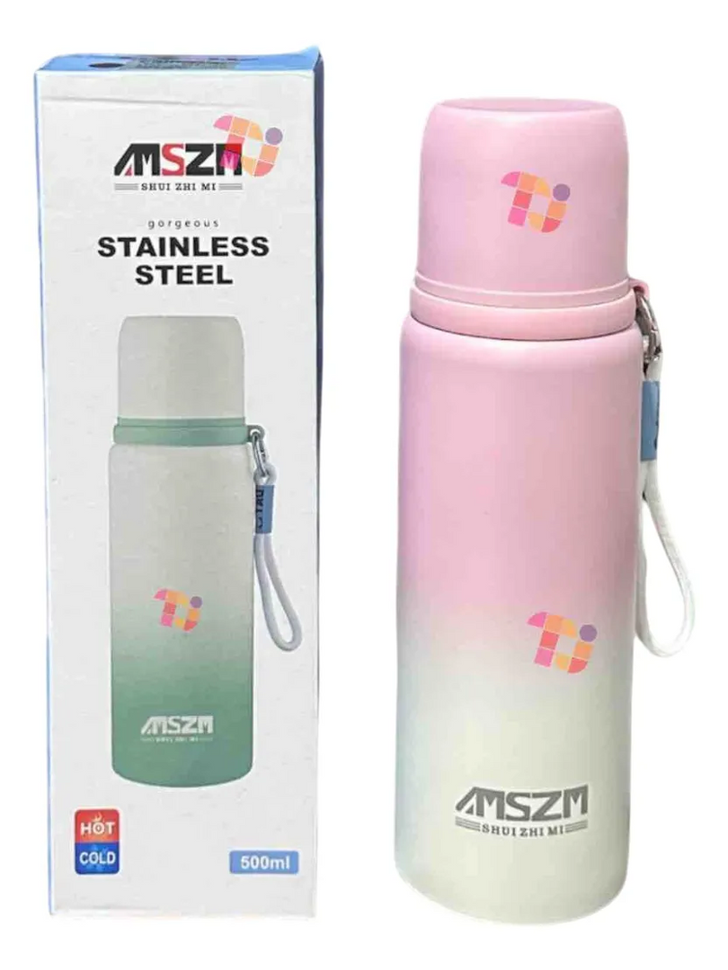 TERMO BOTELLA AGUA BOTILITO PORTATIL 500ML