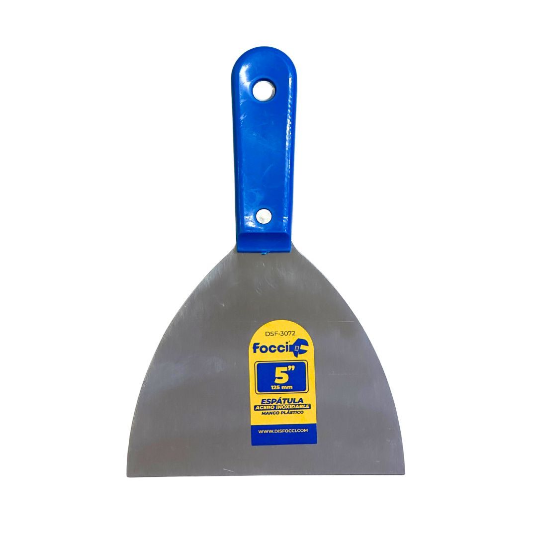 ESPATULA 5" ACERO INOXIDABLE FOCCI M/PLASTICO