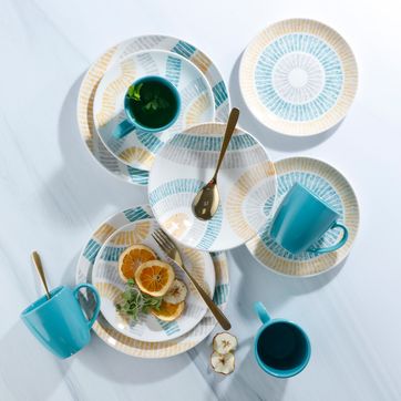 VAJILLA ANTICA CORONA 16 PIEZAS  - imagen 2