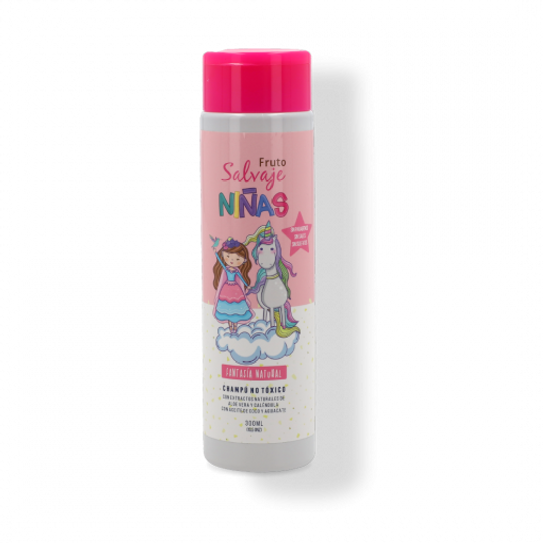 Shampoo Fruto Salvaje Para Niñas Fantasia Natural 300 ml