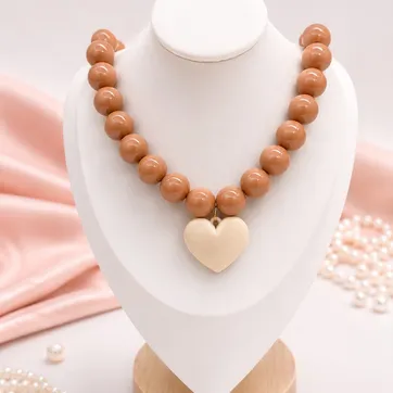 Collar Chicle # 16  nude / beige - imagen 1