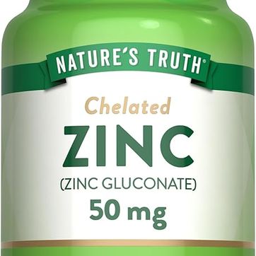Zinc Quelado, 50mg 100 tab Natures Truth - imagen 1