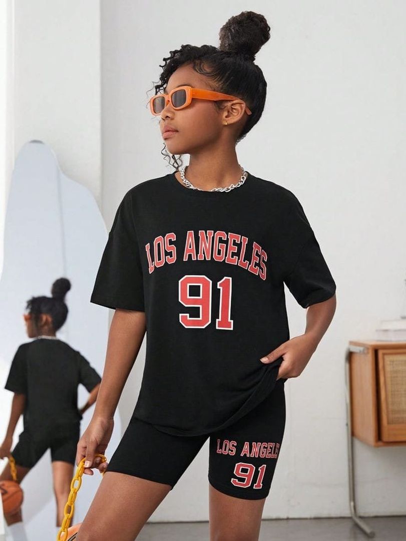 SET CICLISTA + CAMISETA NIÑA